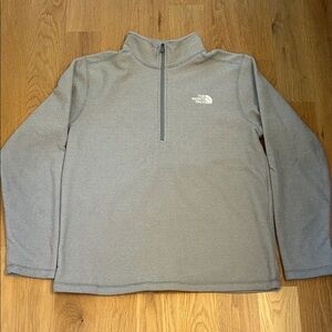 The North Face Light Gray Fleece Pullover
